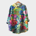 Velira Vivianne™ | Laiko patikrinta lino blusa su raštu