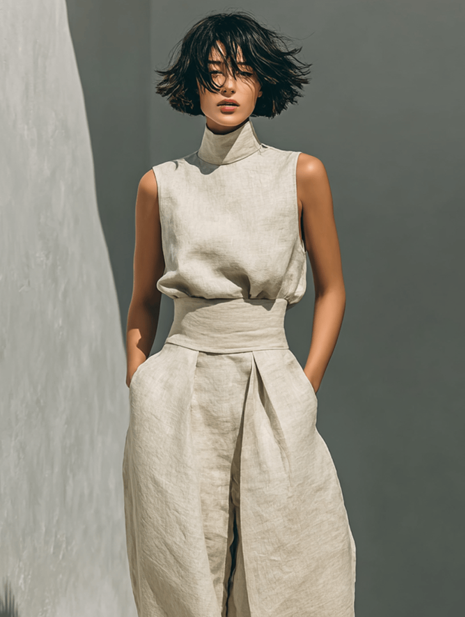 Velira women sets Marios lininis laisvalaikio rinkinys moterims