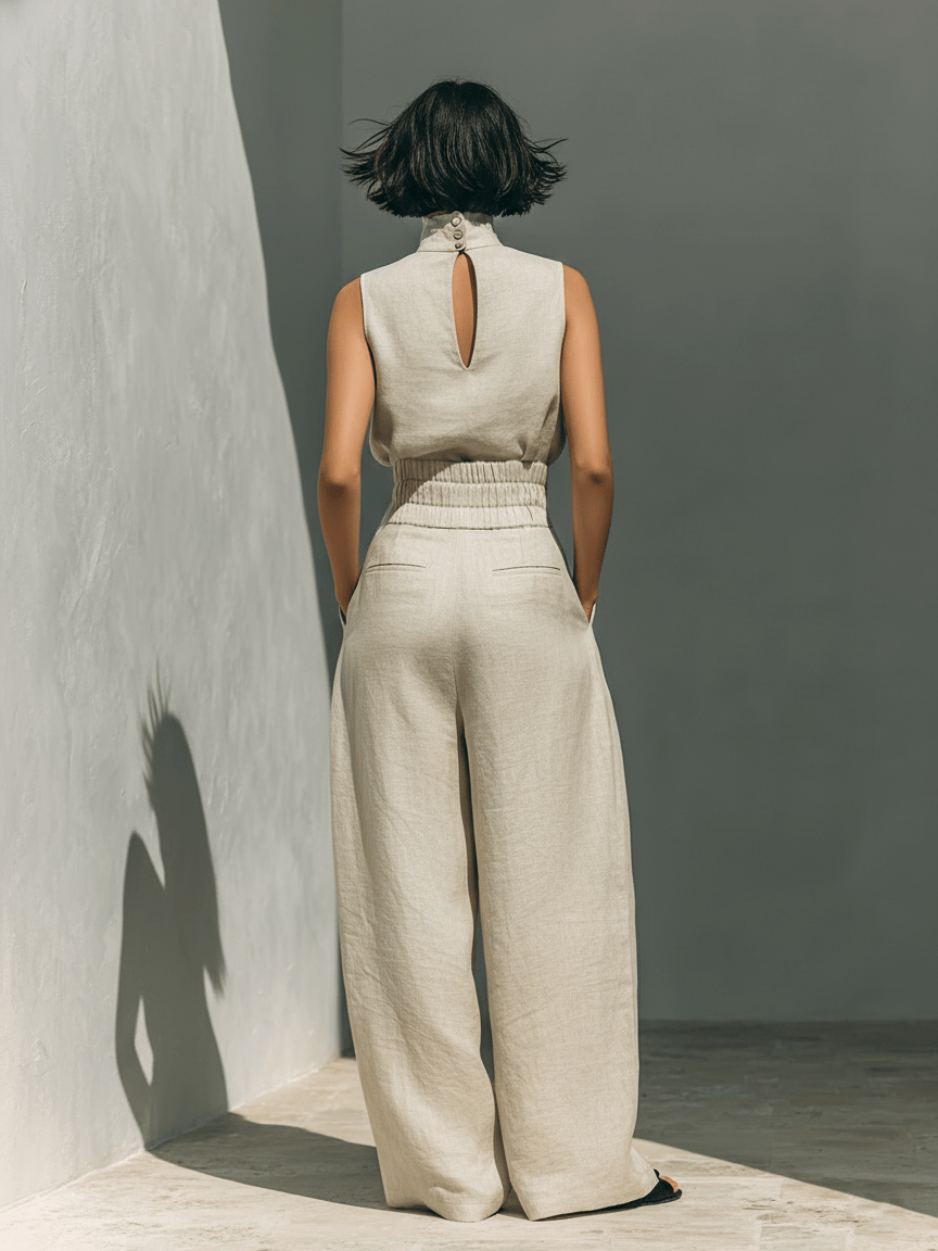 Velira women sets Marios lininis laisvalaikio rinkinys moterims