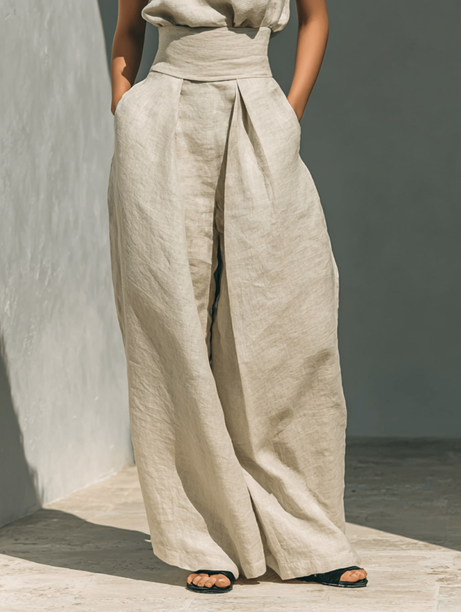 Velira women sets Marios lininis laisvalaikio rinkinys moterims