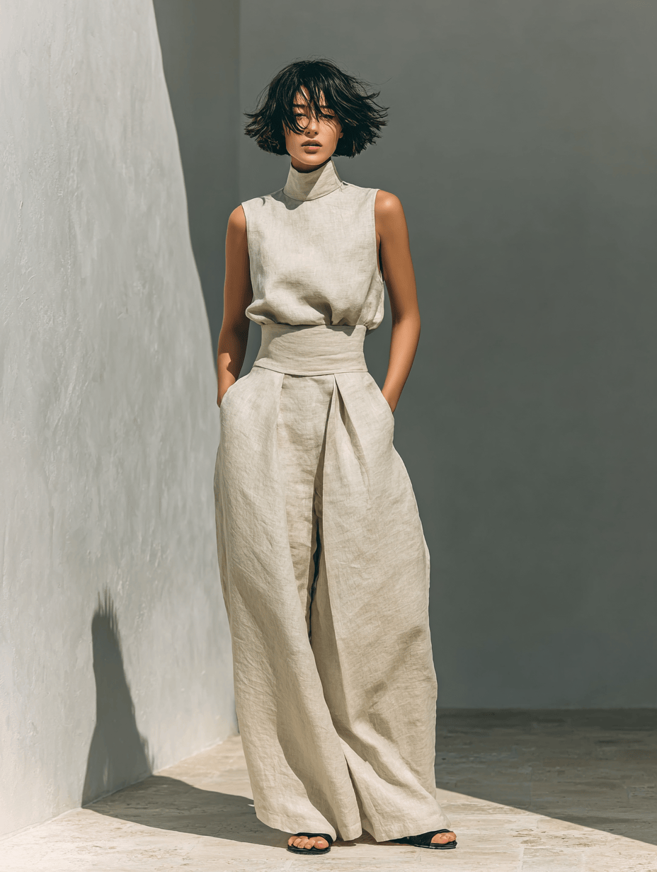 Velira women sets Marios lininis laisvalaikio rinkinys moterims