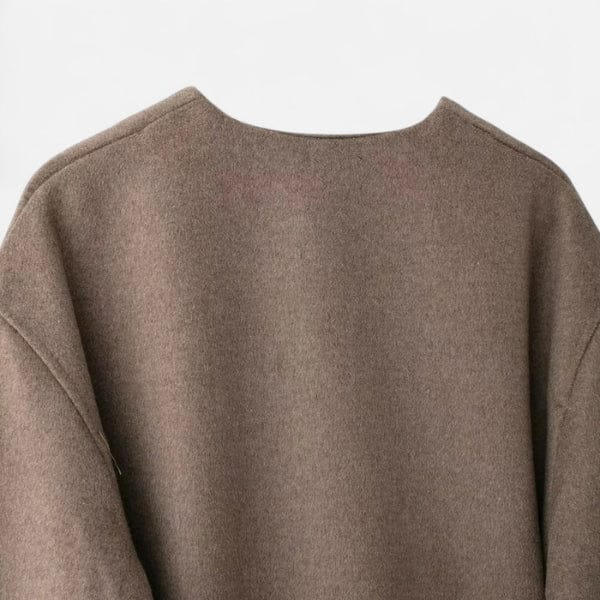 Velira Womens Knitwear Vienos diržo apvyniojimo švarkas